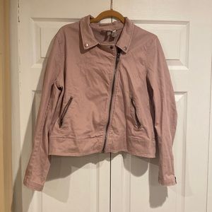 H&M Pink Moto Jacket